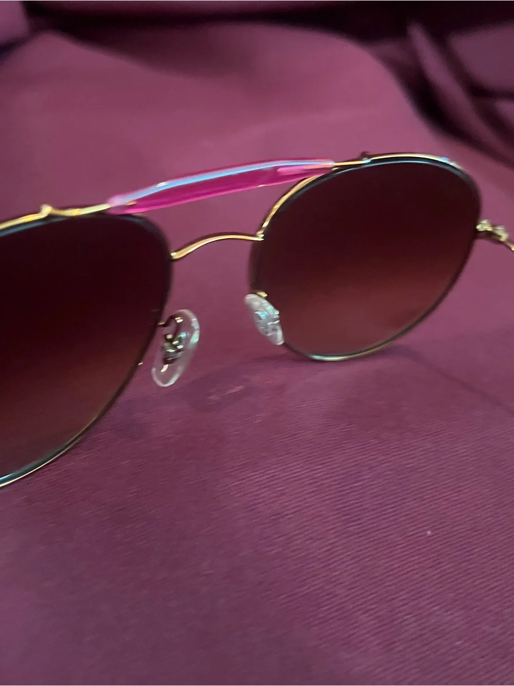 Ray ban for kids Gold Frame Sunglasses with Pink